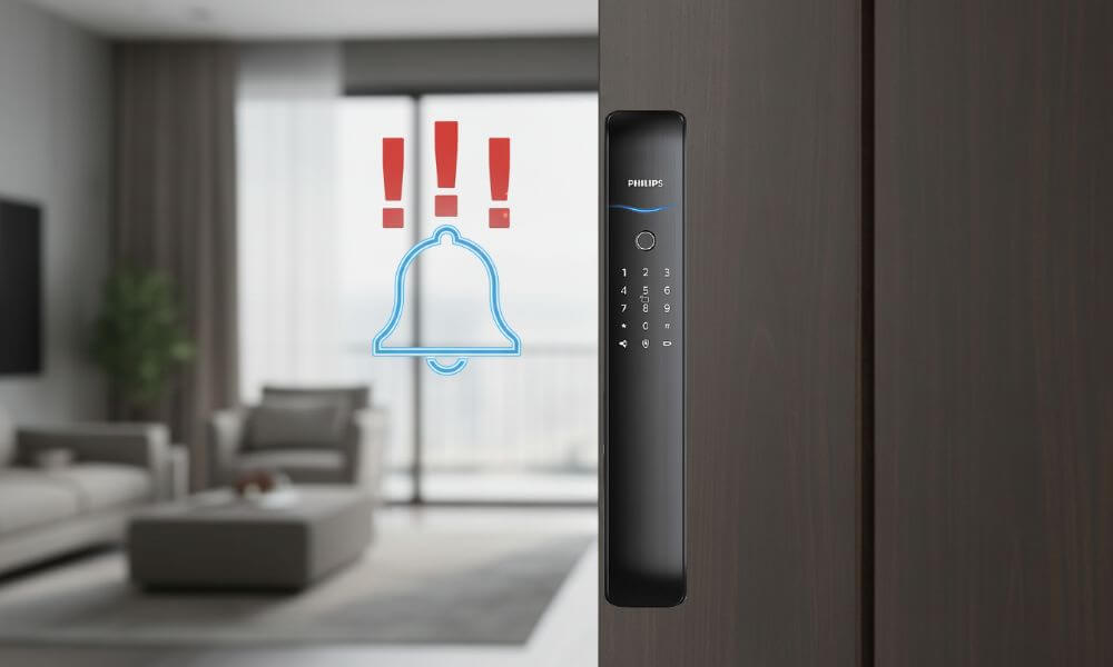 Khóa cửa vân tay bị kêu là do đâu, cách xử lí triệt để