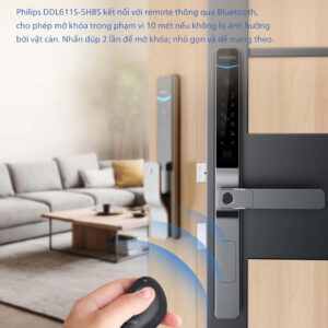 Khóa điện tử PHILIPS DDL611S-5HBS Khóa điện tử PHILIPS DDL611S-5HBS