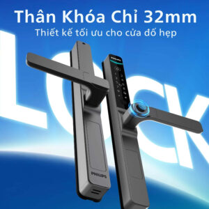 Khóa điện tử PHILIPS DDL611S-5HBS Khóa điện tử PHILIPS DDL611S-5HBS
