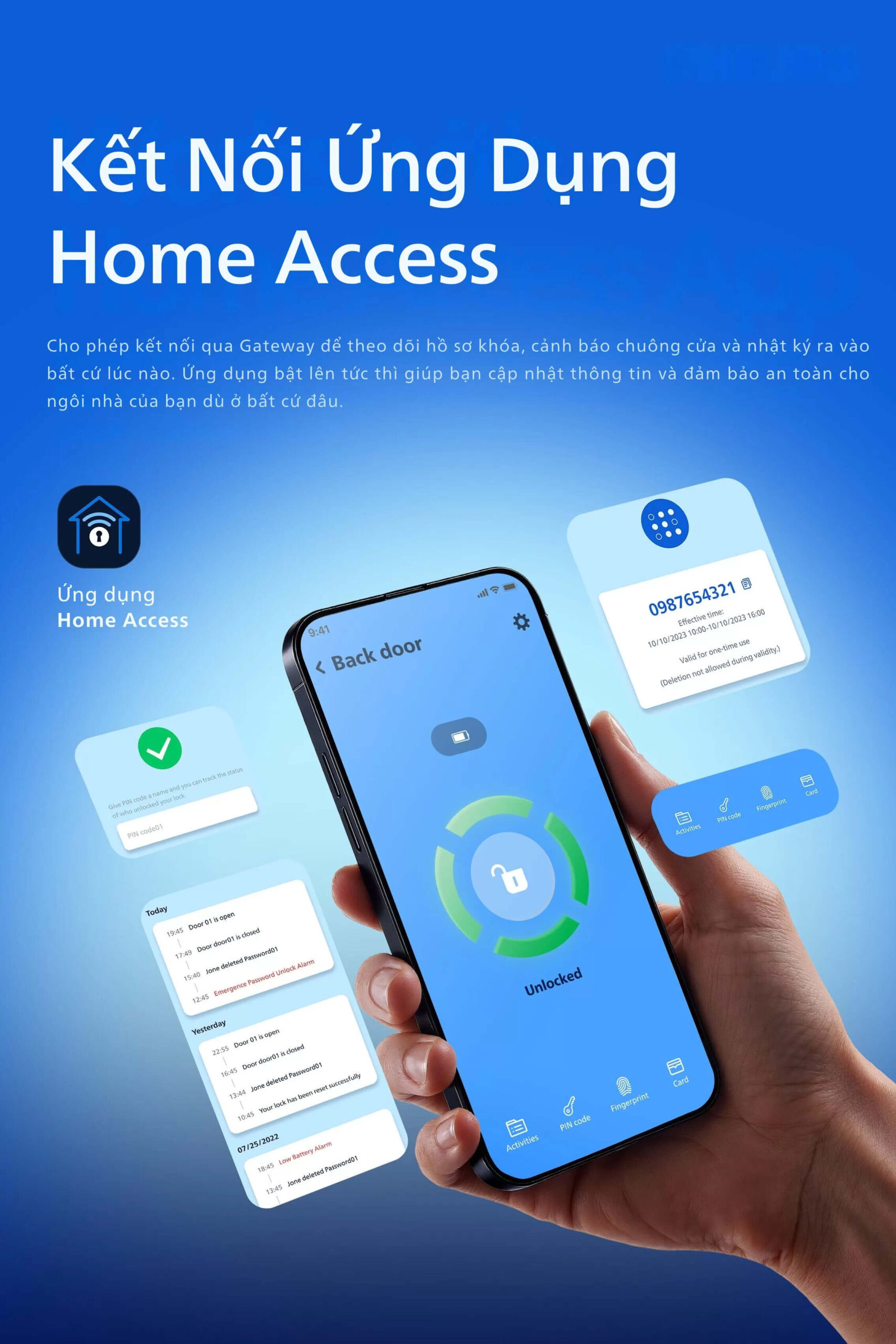 Khóa điện tử PHILIPS DDL611S-5HBS Khóa điện tử PHILIPS DDL611S-5HBS