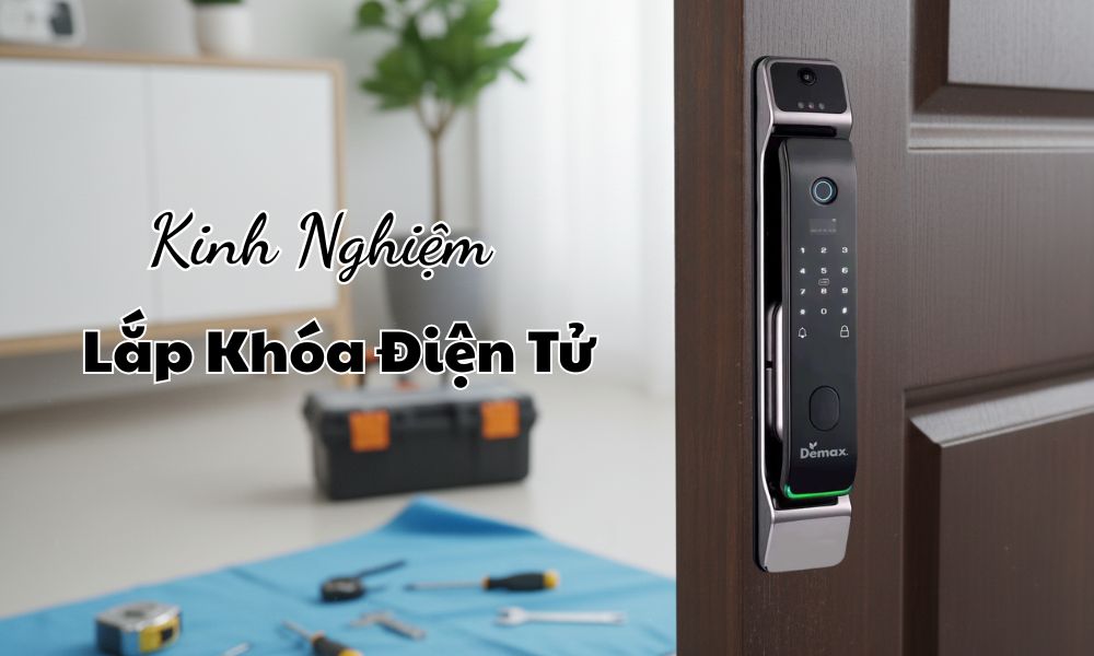 Kinh nghiệm lắp đặt khóa vân tay điện tử thông minh đúng cách Kinh nghiệm lắp đặt khóa vân tay điện tử thông minh đúng cách