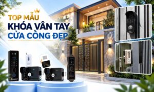 Top Mẫu Khóa Vân Tay Cửa Cổng Đẹp, Chất Lượng Hiện Nay