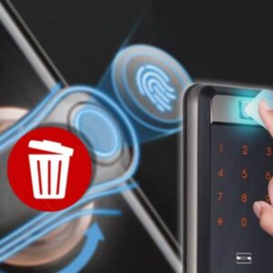 Xóa vân tay khóa cửa điện tử