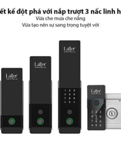 Khóa cổng vân tay ngoài trời Laffer A18 Pro