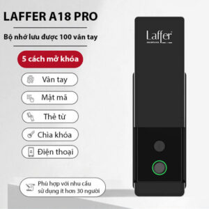 Khóa cổng vân tay ngoài trời Laffer A18 Pro
