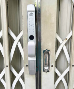 Khóa vân tay cửa lùa, cửa trượt quay Laffer R1