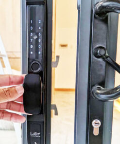 Khóa vân tay cửa lùa, cửa trượt quay Laffer R1