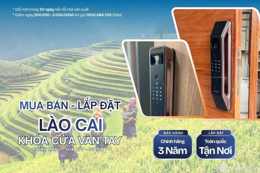 Khóa cửa vân tay điện tử Lào Cai