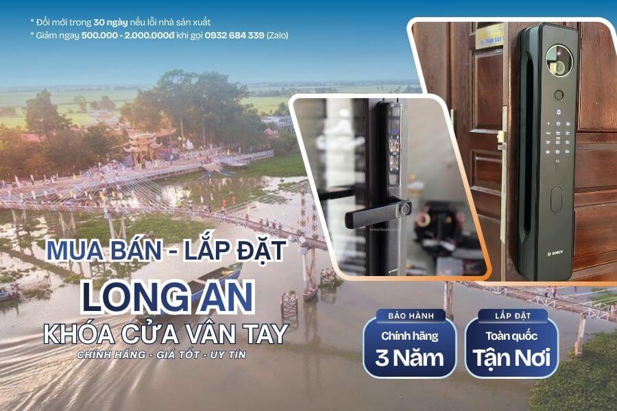 Khóa cửa vân tay điện tử Long An