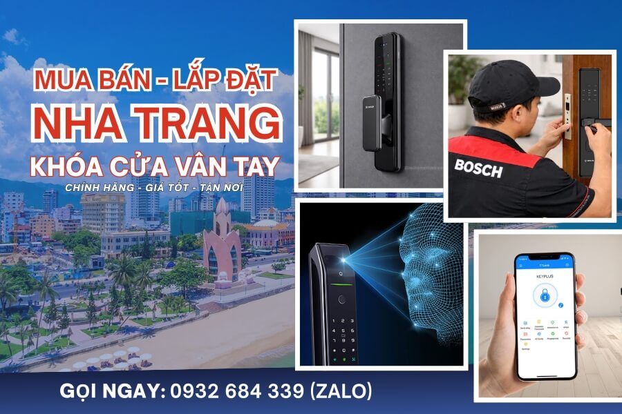Dịch vụ Mua bán Lắp đặt khóa cửa vân tay điện tử Nha Trang Dịch vụ Mua bán Lắp đặt khóa cửa vân tay điện tử Nha Trang