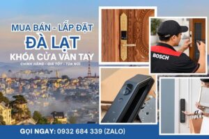 Mua bán Lắp đặt khóa cửa vân tay điện tử Đà Lạt