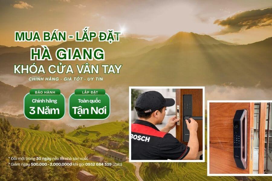 Khóa cửa vân tay điện tử Hà Giang