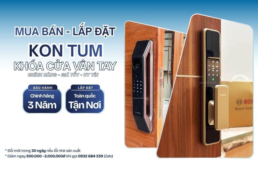Khóa cửa vân tay điện tử Kon Tum
