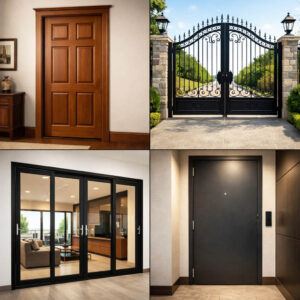 Khóa điện tử phù hợp lắp nhiều loại cửa