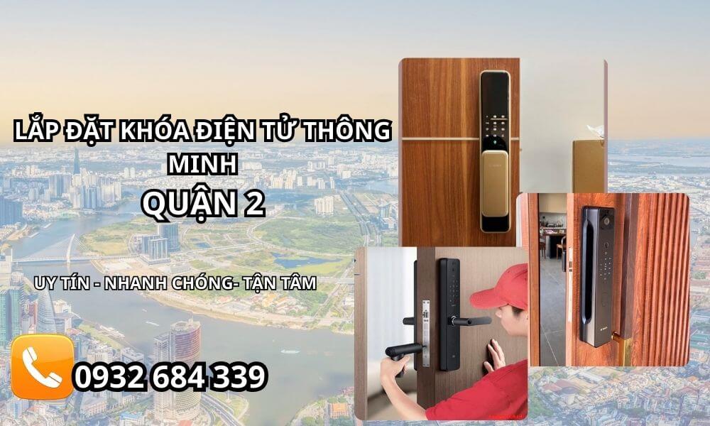 Nhà thầu mua bán lắp đặt khóa điện tử thông minh tại quận 2