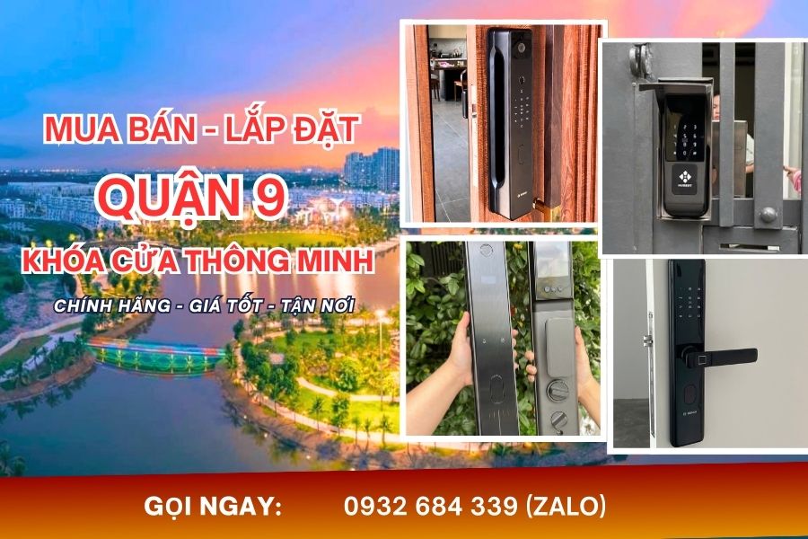 Lắp đặt khóa điện tử thông minh tại quận 9
