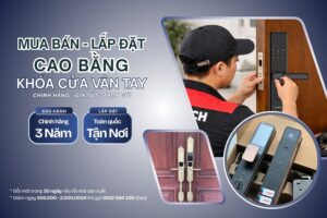 Mua bán Lắp đặt khóa cửa vân tay điện tử Cao Bằng chính hãng, giá rẻ