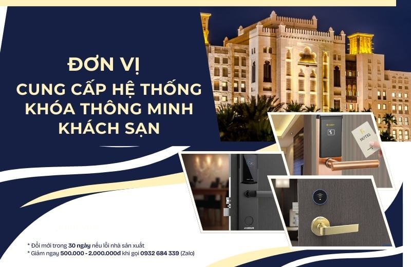 Đơn vị cung cấp hệ thống khóa thông minh khách sạn uy tín số 1 hiện nay