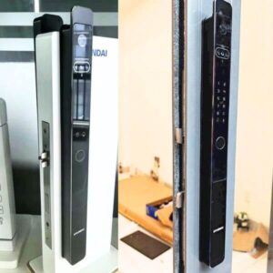 Electronic lock installation service for aluminum and glass doors