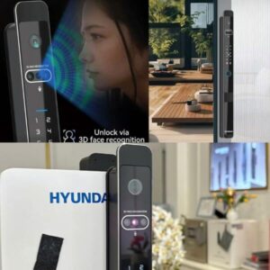 Genuine fingerprint lock for aluminum and glass doors