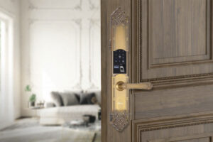 Khóa cửa đại sảnh HCM mạ vàng 24k