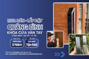 Khóa cửa vân tay điện tử Quảng Bình
