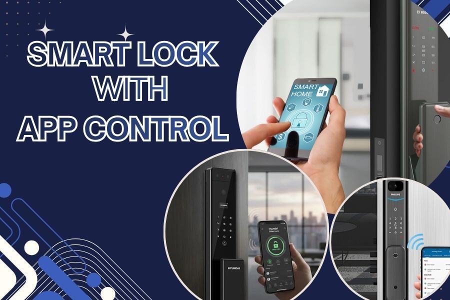 Smart Lock with App Control for Easy Remote Management from Anywhere