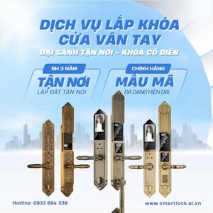 Dịch Vụ Lắp Khóa Cửa Vân Tay Đại Sảnh Tận Nơi
