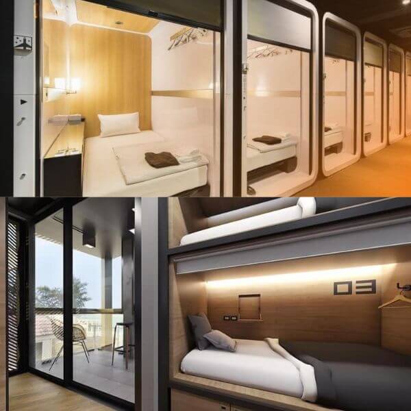 Khóa thẻ từ sleep Box cho thuê kiểm soát ra vào hiệu quả Hình ảnh mô hình sleep box