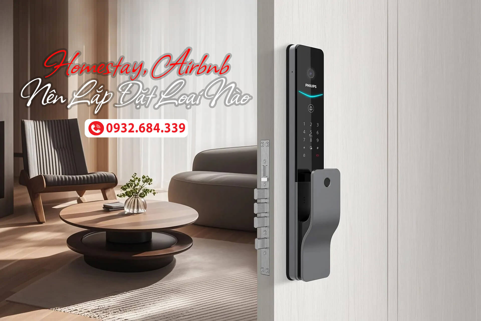 Homestay, Airbnb nên lắp loại khóa nào