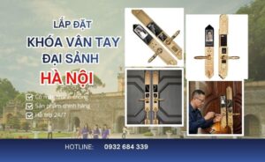 Fingerprint door lock installation advertisement