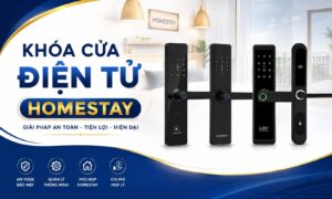 Tư vấn và lắp đặt khóa cửa vân tay Homestay trọn gói | Smart Lock