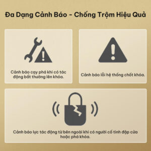 Tính năng bảo mật của khóa vân tay HEXA