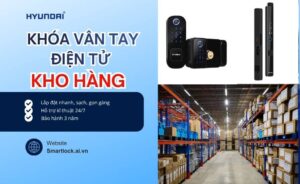 Khóa vân tay điện tử kho hàng, kho mini cho thuê chuyên dụng