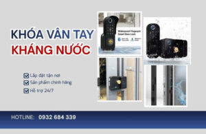 Khóa vân tay kháng nước tốt cho cửa ngoài trời | Smart Lock