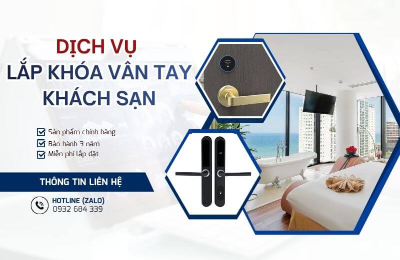 Nhà thầu cung cấp và thi công lắp khóa vân tay khách sạn tận nơi Nhà thầu cung cấp và thi công lắp khóa vân tay khách sạn tận nơi