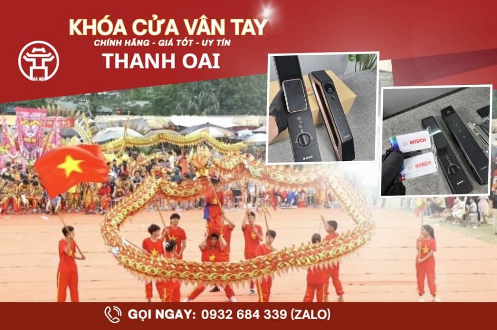 Khóa cửa vân tay điện tử Thanh Oai lắp đặt tận nơi chính hãng