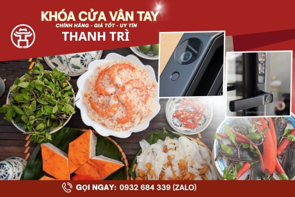 Khóa cửa vân tay điện tử Thanh Trì lắp đặt tận nơi chính hãng