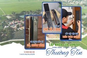 Khóa cửa vân tay điện tử Thường Tín lắp đặt tận nơi chính hãng