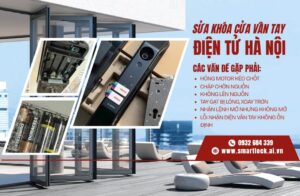sửa khóa cửa vân tay điện tử Hà Nội uy tín
