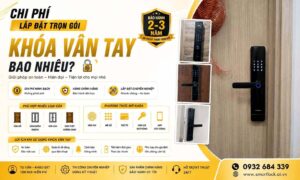 Chi phí lắp đặt trọn gói khóa vân tay bao nhiêu | Báo giá mới nhất