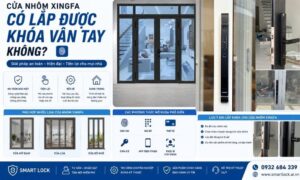 Cua nhom Xingfa co lap duoc khoa van tay khong