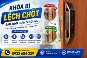 Cách xử lý khóa bị lệch chốt sau thời gian sử dụng