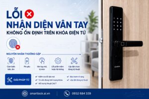 Lỗi nhận diện vân tay không ổn định xử lý thế nào