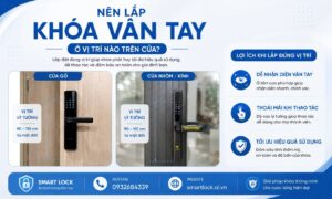 Nên lắp khóa vân tay ở vị trí nào trên cửa chuẩn nhất