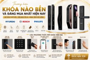 Thương hiệu khóa nào bền và đáng mua nhất hiện nay