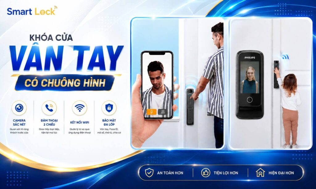 Danh sách các mẫu khoá cửa có chuông hình trang bị camera sắc nét Danh sách các mẫu khoá cửa có chuông hình trang bị camera sắc nét