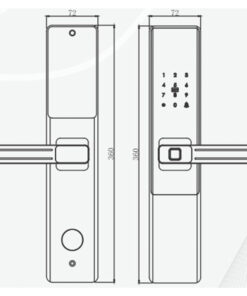 Khóa điện tử cửa gỗ Kassler KL-567 CNC Khóa điện tử cửa gỗ Kassler KL-567 CNC