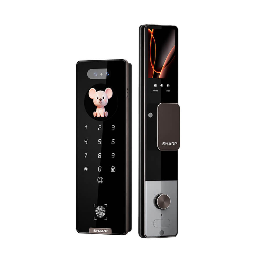 Khóa điện tử cửa gỗ SHARP P3FV