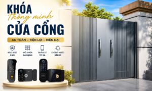 Khoá thông minh cửa cổng nên chọn loại nào | Smart Lock